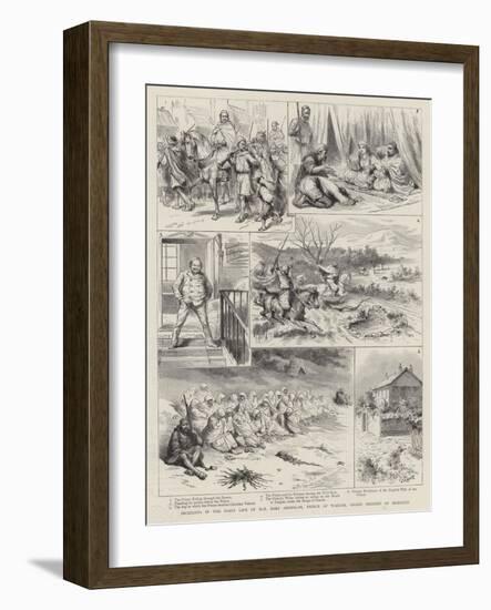 Incidents in the Daily Life of Hh Hadj Abdeslam, Prince of Wazzam, Grand Shereef of Morocco-Godefroy Durand-Framed Giclee Print