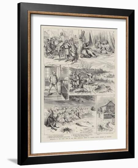 Incidents in the Daily Life of Hh Hadj Abdeslam, Prince of Wazzam, Grand Shereef of Morocco-Godefroy Durand-Framed Giclee Print