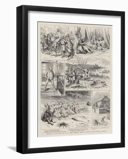 Incidents in the Daily Life of Hh Hadj Abdeslam, Prince of Wazzam, Grand Shereef of Morocco-Godefroy Durand-Framed Giclee Print