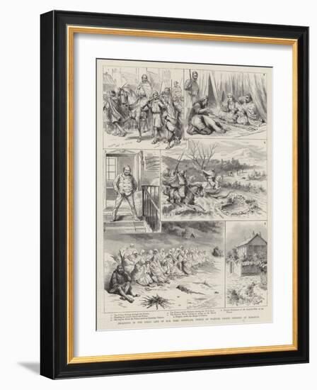 Incidents in the Daily Life of Hh Hadj Abdeslam, Prince of Wazzam, Grand Shereef of Morocco-Godefroy Durand-Framed Giclee Print