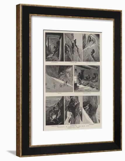 Incidents of Climbing in the High Alps-null-Framed Giclee Print