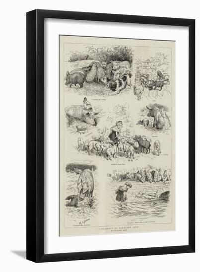 Incidents of Farmyard Life-Edward Killingworth Johnson-Framed Giclee Print