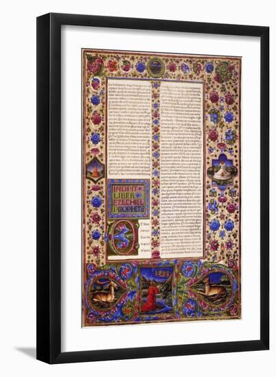 Incipit from Book of Ezekiel-null-Framed Giclee Print