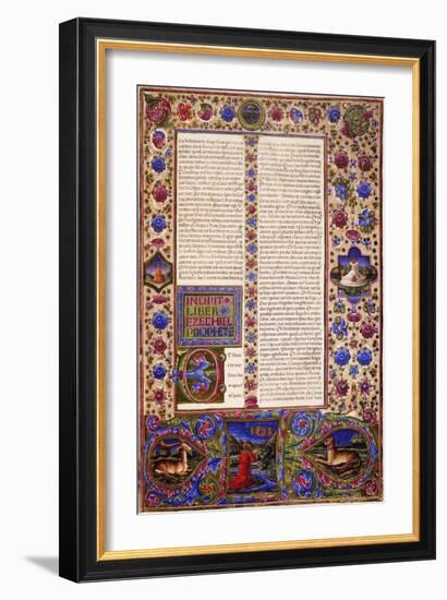 Incipit from Book of Ezekiel-null-Framed Giclee Print