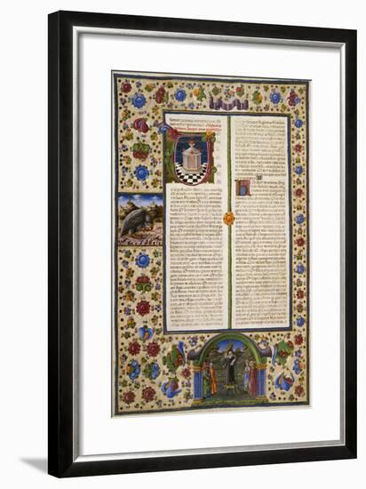Incipit from First Book of Maccabees-null-Framed Giclee Print