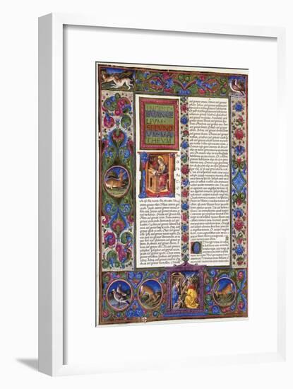 Incipit from Gospel According to Matthew-null-Framed Giclee Print