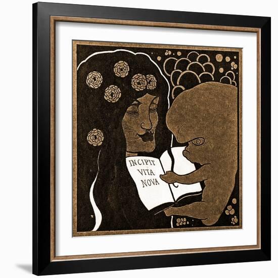 Incipit Vita Nova: Here Begins a New Life, 1893-Aubrey Beardsley-Framed Giclee Print