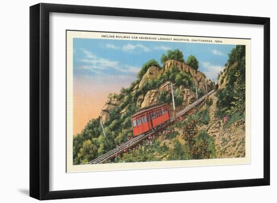 Incline Rail Car, Lookout Mountain-null-Framed Art Print