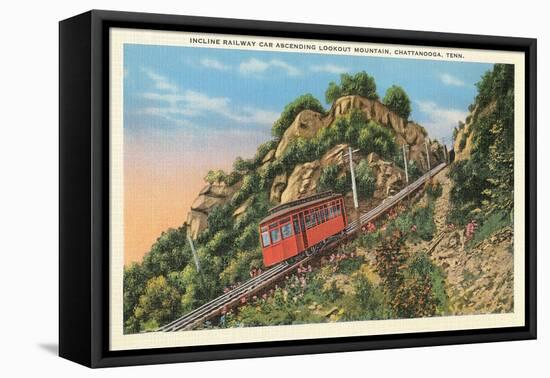 Incline Rail Car, Lookout Mountain-null-Framed Stretched Canvas