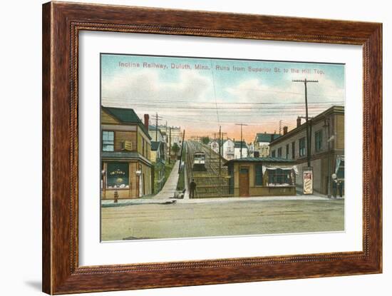 Incline Railway, Duluth, Minnesota-null-Framed Art Print