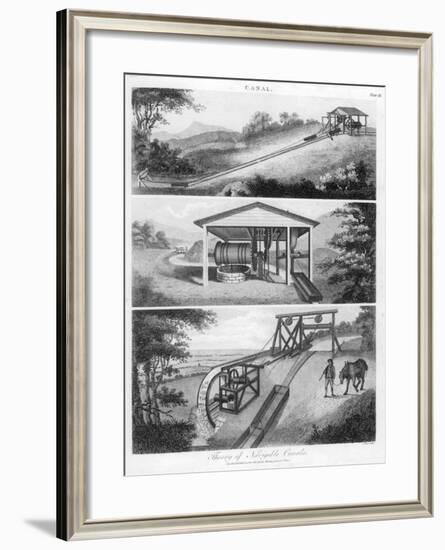 Inclined Planes for Use on Canals, 1796-null-Framed Giclee Print