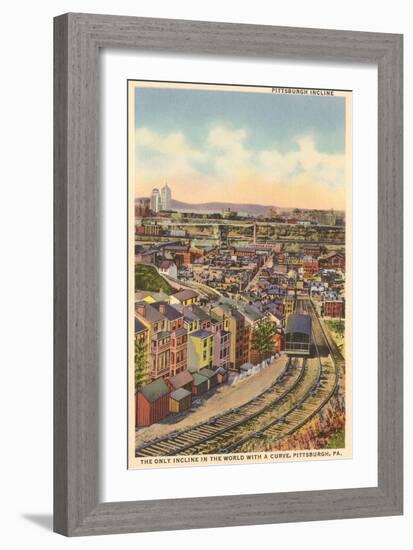 Inclined Railway, Pittsburgh, Pennsylvania-null-Framed Art Print