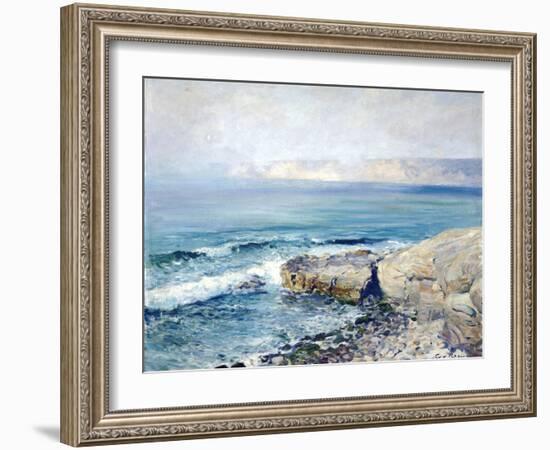 Incoming Fog, la Jolla-Guy Rose-Framed Giclee Print