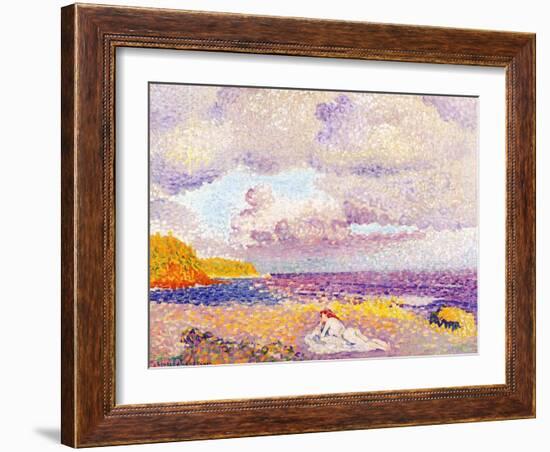 Incoming Storm, 1907-08-Henri Edmond Cross-Framed Giclee Print