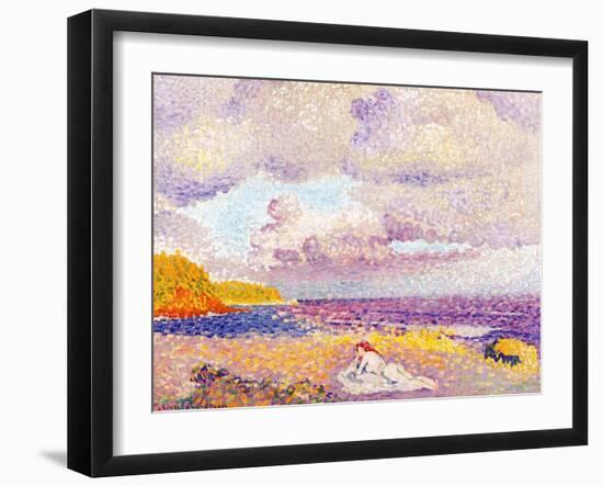 Incoming Storm, 1907-08-Henri Edmond Cross-Framed Giclee Print