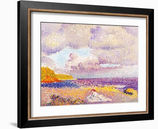 Incoming Storm, 1907-08-Henri Edmond Cross-Framed Giclee Print