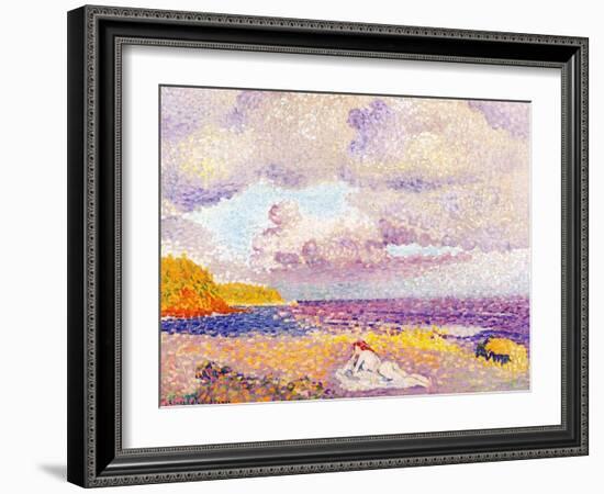 Incoming Storm, 1907-08-Henri Edmond Cross-Framed Giclee Print