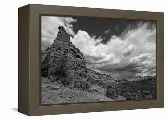 Incoming Storm at a Vortex Site in Sedona, AZ-Andrew Shoemaker-Framed Premier Image Canvas