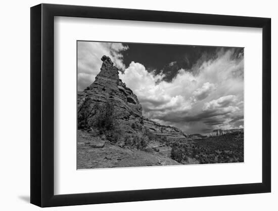Incoming Storm at a Vortex Site in Sedona, AZ-Andrew Shoemaker-Framed Photographic Print