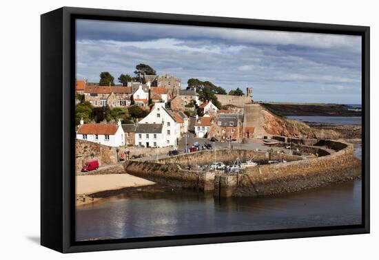 Incoming Tide at Crail Harbour, Fife, Scotland, United Kingdom, Europe-Mark Sunderland-Framed Premier Image Canvas