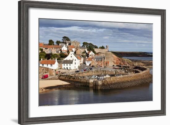 Incoming Tide at Crail Harbour, Fife, Scotland, United Kingdom, Europe-Mark Sunderland-Framed Photographic Print