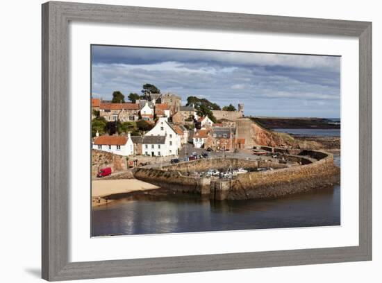 Incoming Tide at Crail Harbour, Fife, Scotland, United Kingdom, Europe-Mark Sunderland-Framed Photographic Print