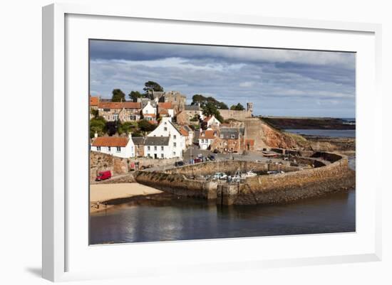 Incoming Tide at Crail Harbour, Fife, Scotland, United Kingdom, Europe-Mark Sunderland-Framed Photographic Print