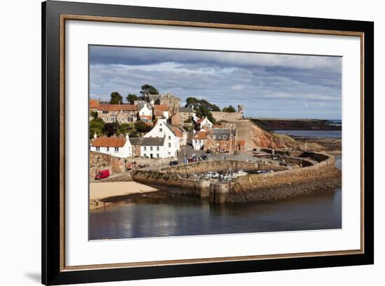 Incoming Tide at Crail Harbour, Fife, Scotland, United Kingdom, Europe-Mark Sunderland-Framed Photographic Print