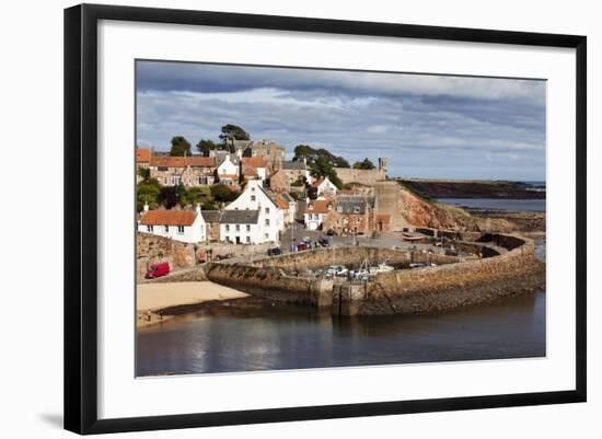 Incoming Tide at Crail Harbour, Fife, Scotland, United Kingdom, Europe-Mark Sunderland-Framed Photographic Print