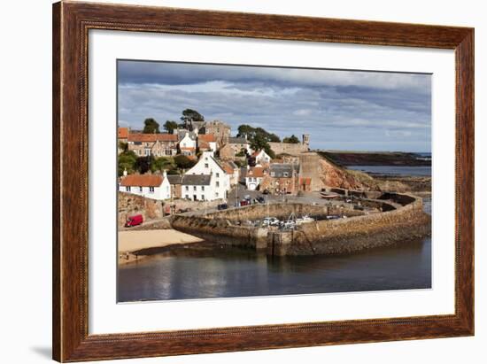 Incoming Tide at Crail Harbour, Fife, Scotland, United Kingdom, Europe-Mark Sunderland-Framed Photographic Print