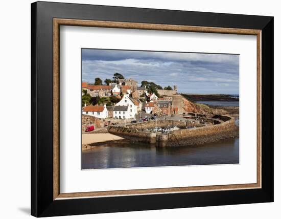 Incoming Tide at Crail Harbour, Fife, Scotland, United Kingdom, Europe-Mark Sunderland-Framed Photographic Print