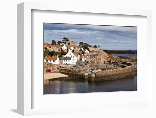 Incoming Tide at Crail Harbour, Fife, Scotland, United Kingdom, Europe-Mark Sunderland-Framed Photographic Print