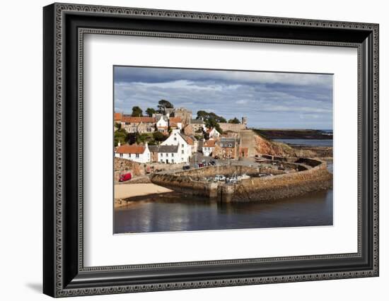 Incoming Tide at Crail Harbour, Fife, Scotland, United Kingdom, Europe-Mark Sunderland-Framed Photographic Print