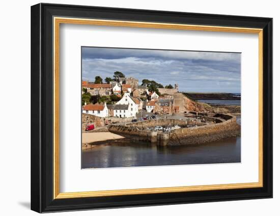 Incoming Tide at Crail Harbour, Fife, Scotland, United Kingdom, Europe-Mark Sunderland-Framed Photographic Print