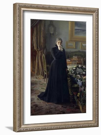 Inconsolable Grief, 1884-Ivan Nikolayevich Kramskoi-Framed Giclee Print