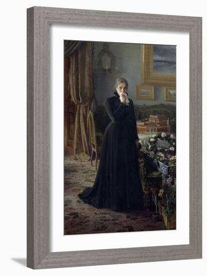 Inconsolable Grief, 1884-Ivan Nikolayevich Kramskoi-Framed Giclee Print