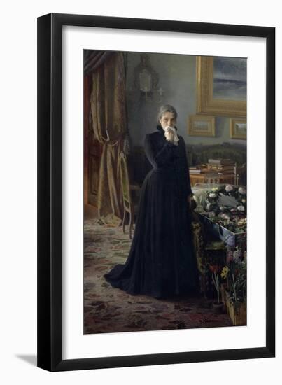 Inconsolable Grief, 1884-Ivan Nikolayevich Kramskoi-Framed Giclee Print