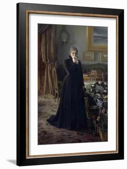 Inconsolable Grief, 1884-Ivan Nikolayevich Kramskoi-Framed Giclee Print