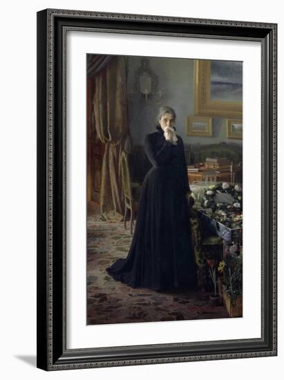 Inconsolable Grief, 1884-Ivan Nikolayevich Kramskoi-Framed Giclee Print