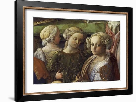 Incoronazione Maringhi or Coronation of Virgin-Filippo Lippi-Framed Giclee Print