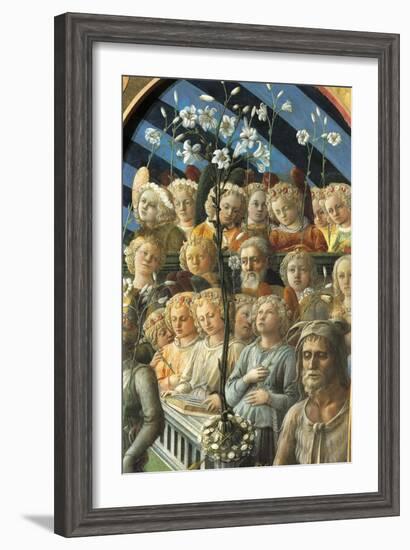 Incoronazione Maringhi or Coronation of Virgin-Filippo Lippi-Framed Giclee Print