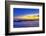 incredible colors of the sunset ritual on Pererenan Beach Bali, Indonesia-Greg Johnston-Framed Photographic Print