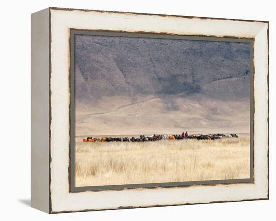 Incredible Maasai-Mathilde Guillemot-Framed Premier Image Canvas