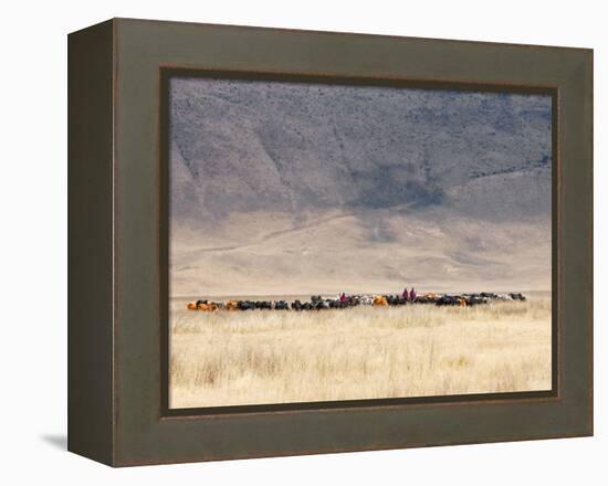 Incredible Maasai-Mathilde Guillemot-Framed Premier Image Canvas