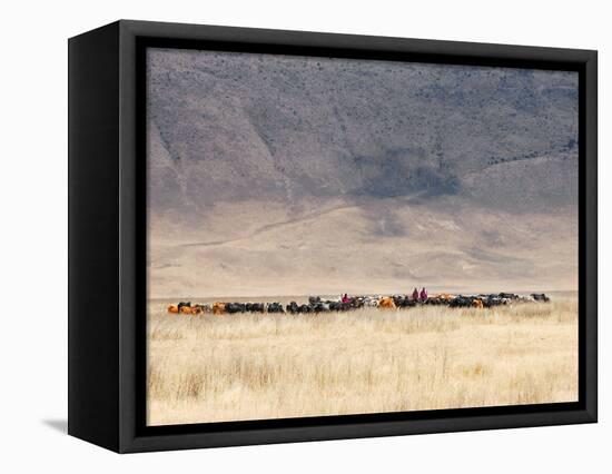 Incredible Maasai-Mathilde Guillemot-Framed Premier Image Canvas