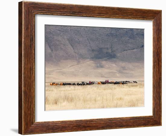 Incredible Maasai-Mathilde Guillemot-Framed Photographic Print