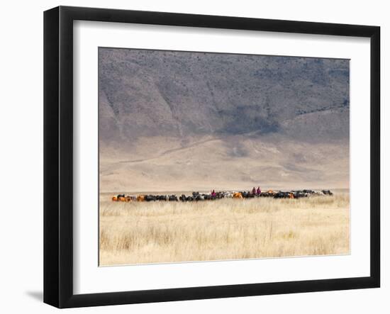 Incredible Maasai-Mathilde Guillemot-Framed Photographic Print