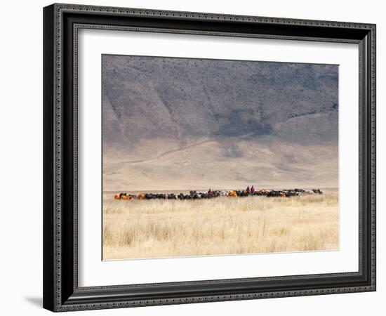 Incredible Maasai-Mathilde Guillemot-Framed Photographic Print