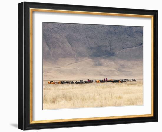 Incredible Maasai-Mathilde Guillemot-Framed Photographic Print