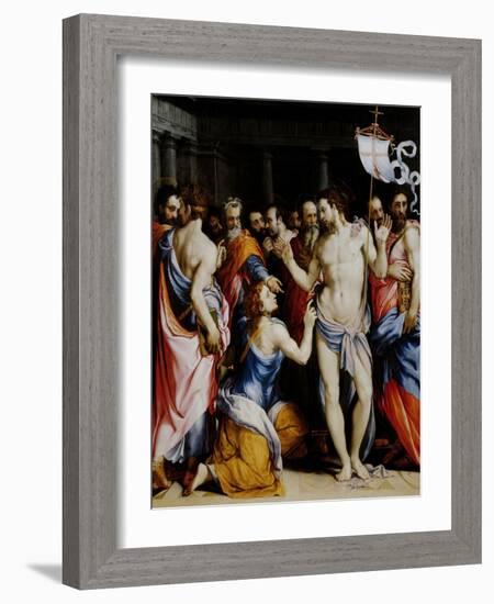 Incredulity of St. Thomas-Francesco Salviati-Framed Giclee Print